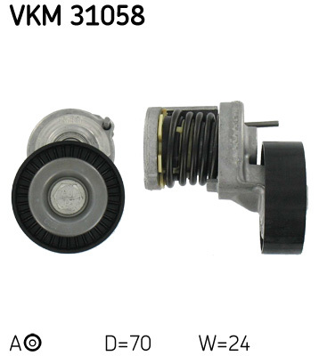 Rolka napinająca paska wieloklinowego VKM 31058 SKF